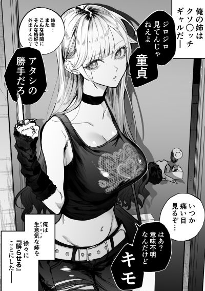 Portada del manga Namaiki na Gyaru Ane o Ore no Houhou de Wakaraseru Koto ni Shita Hi en español