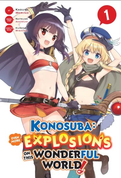 Portada del manga Konosuba: Even More Explosions on This Wonderful World! en español