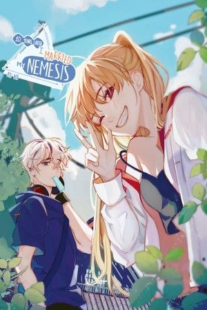 Portada del manga Diez años después me case con mi nemesis en español