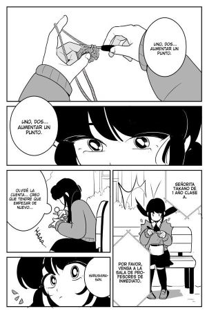 Una maestra y estudiante cuyo hobby es tejer