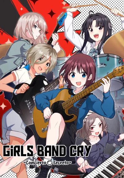 Portada del manga GIRLS BAND CRY ~CONCIERTO SECRETO~ en español