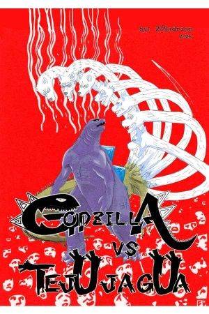 Portada del manga GODZILLA VS TEJU JAGUA en español