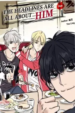 Portada del manga The headlines are all about him en español